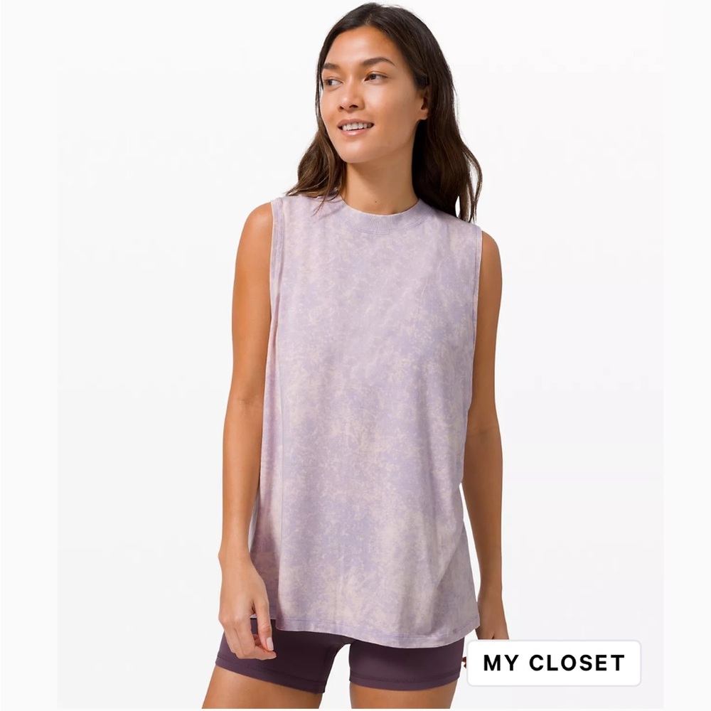 Lululemon All Yours Tank Top/ Cloudy Wash Faint Lavender/ Sz 6/ EUC